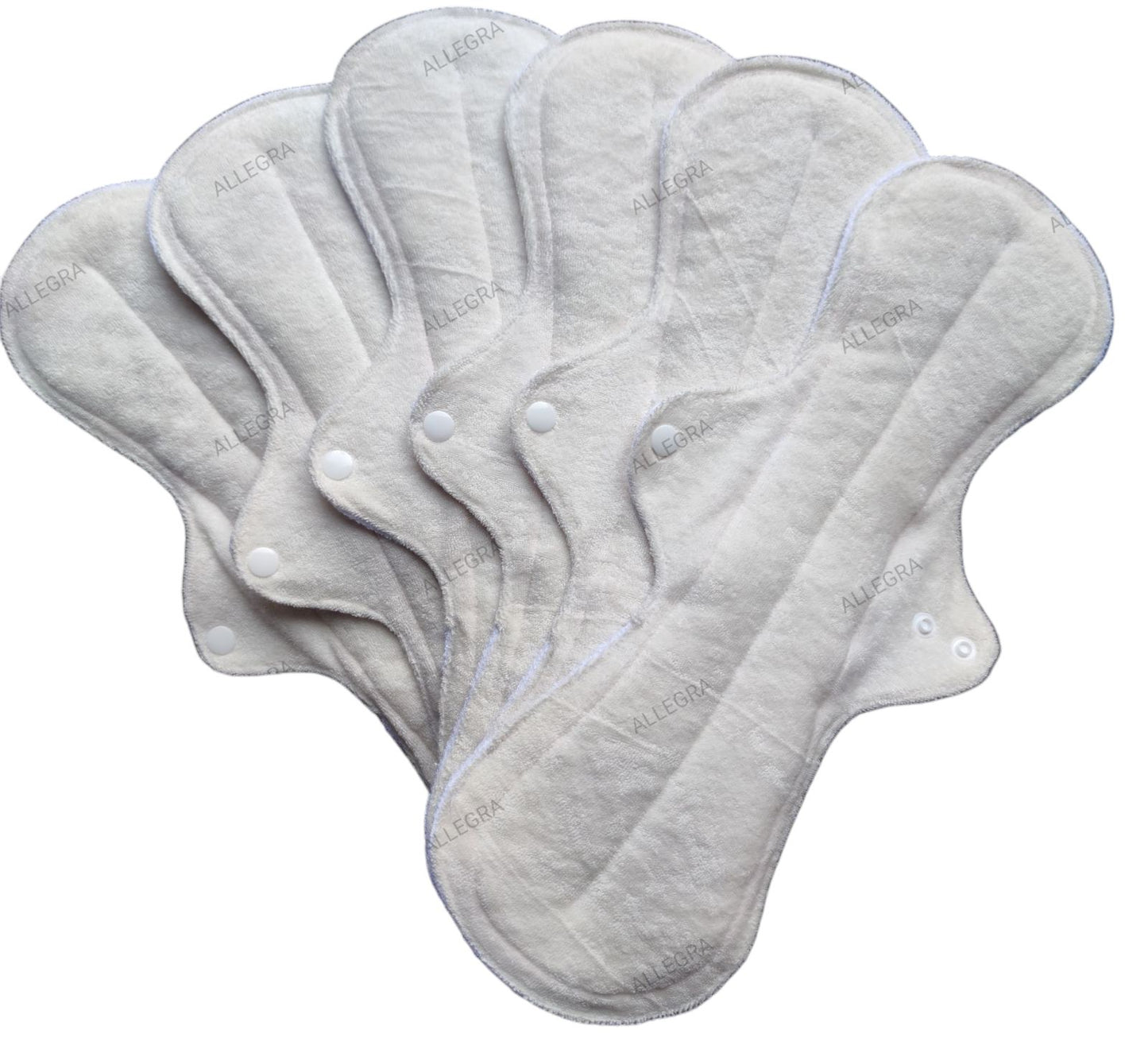 Organic Reusable Pad - Overnight Curvy